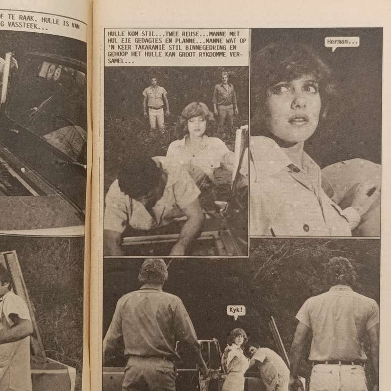 Die Wit Tier no 149 Afrikaans photo comic book