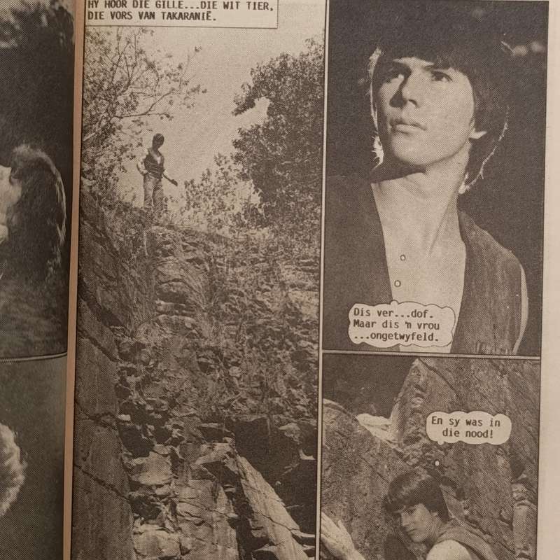 Die Wit Tier no 149 Afrikaans photo comic book