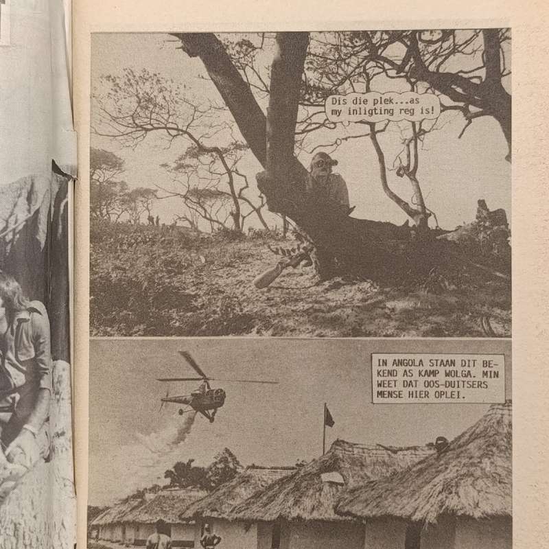 Rocco de Wet Grensvegter no 227 Afrikaans photo comic book