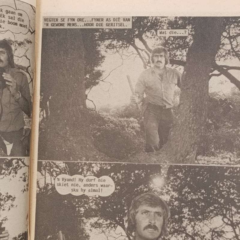 Rocco de Wet Grensvegter no 227 Afrikaans photo comic book