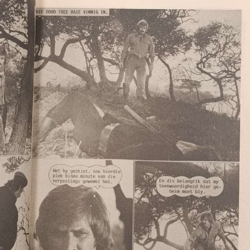 Rocco de Wet Grensvegter no 227 Afrikaans photo comic book