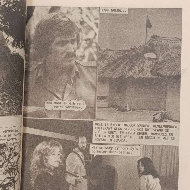 Rocco de Wet Grensvegter no 227 Afrikaans photo comic book