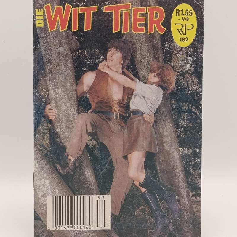 Die Wit Tier no 182 Afrikaans photo comic book