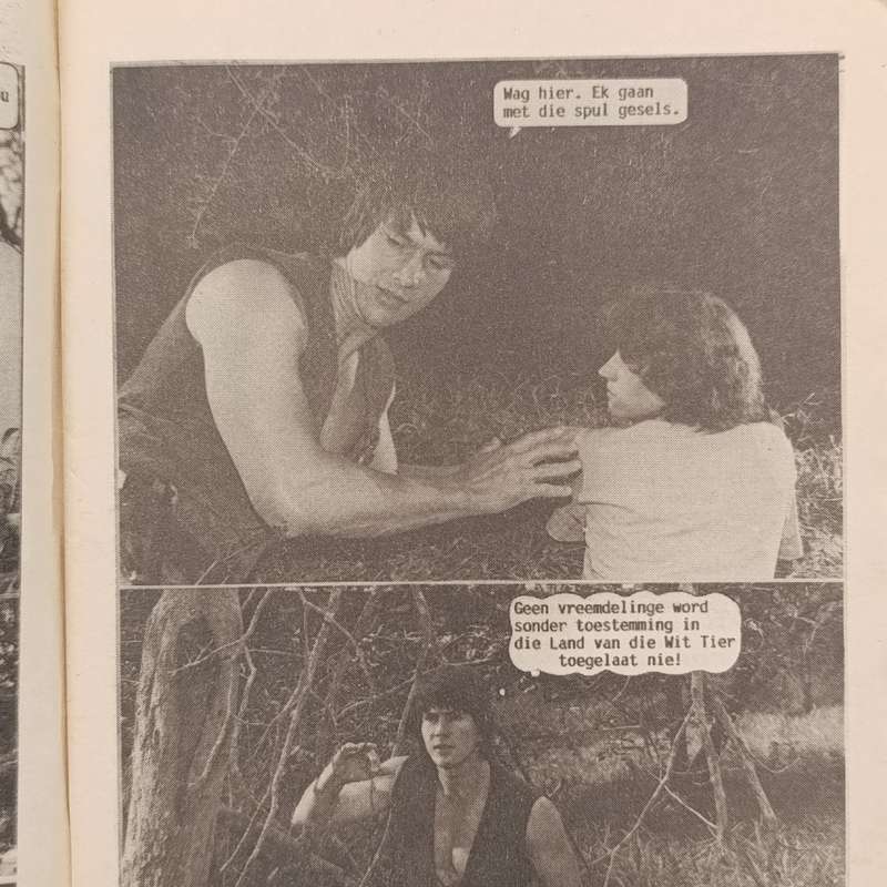 Die Wit Tier no 182 Afrikaans photo comic book