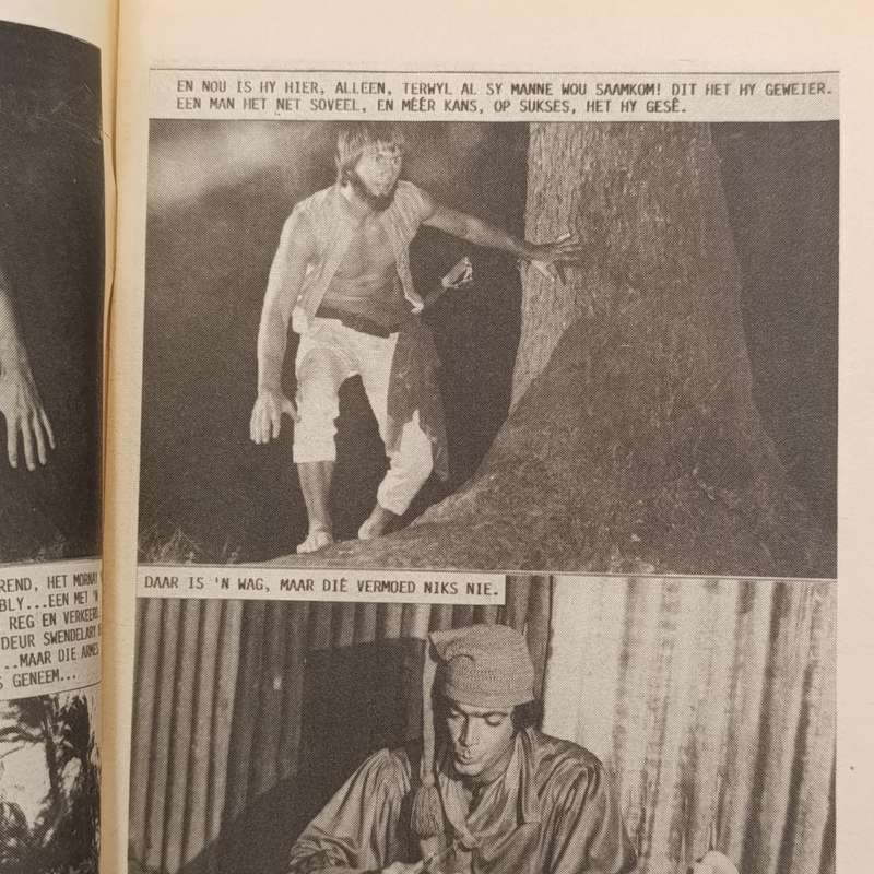 Die Wit Tier no 167 Afrikaans photo comic book