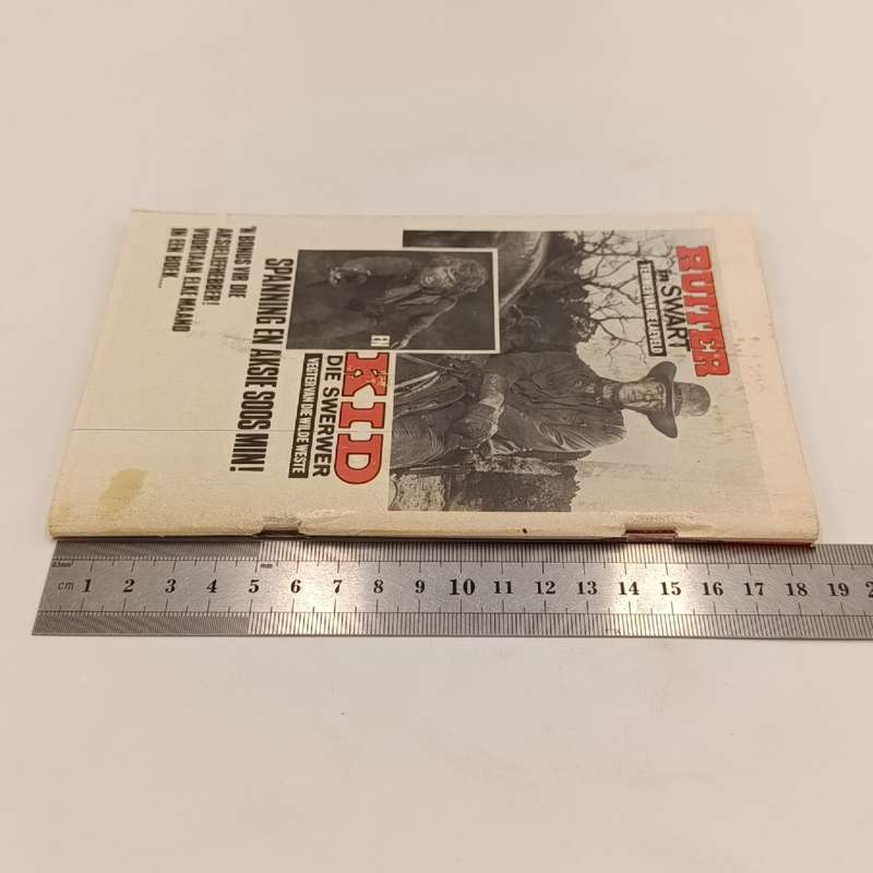 Die Wit Tier no 167 Afrikaans photo comic book