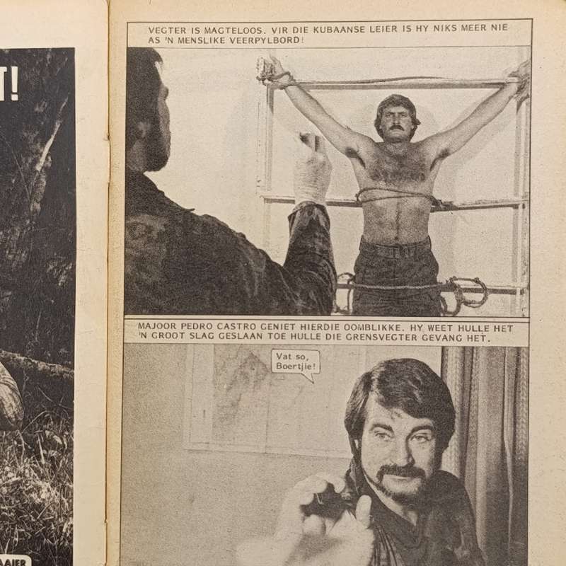 Rocco de Wet Grensvegter no 154 Afrikaans photo comic book