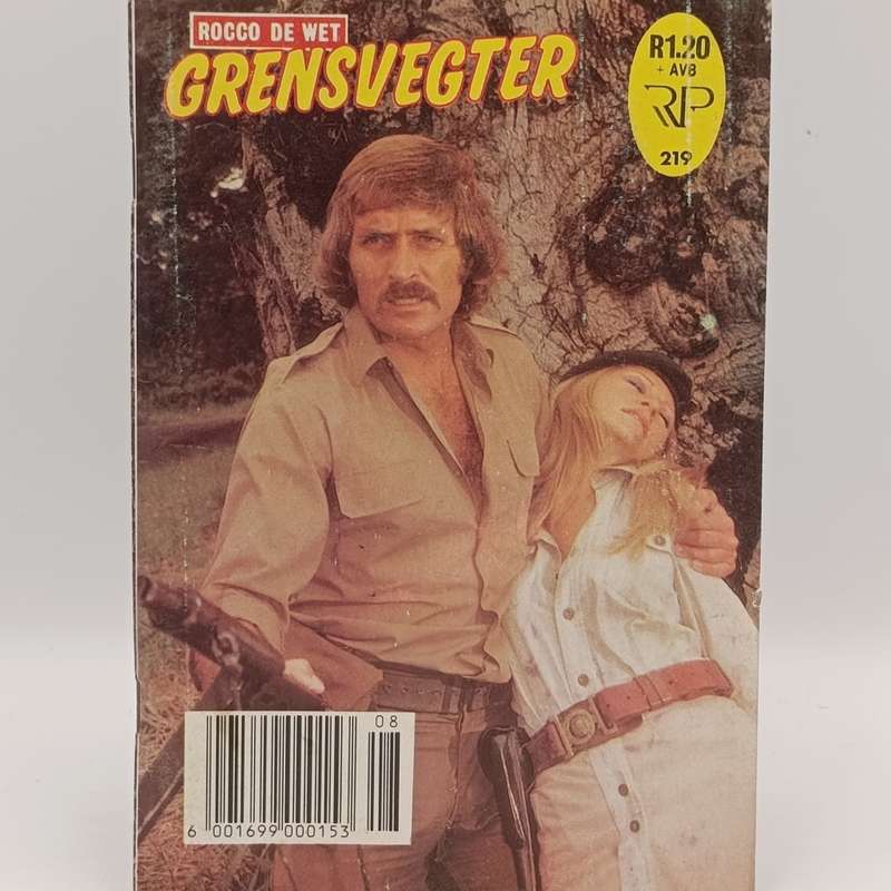 Rocco de Wet Grensvegter no 219 Afrikaans photo comic book