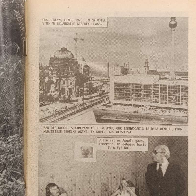 Rocco de Wet Grensvegter no 219 Afrikaans photo comic book