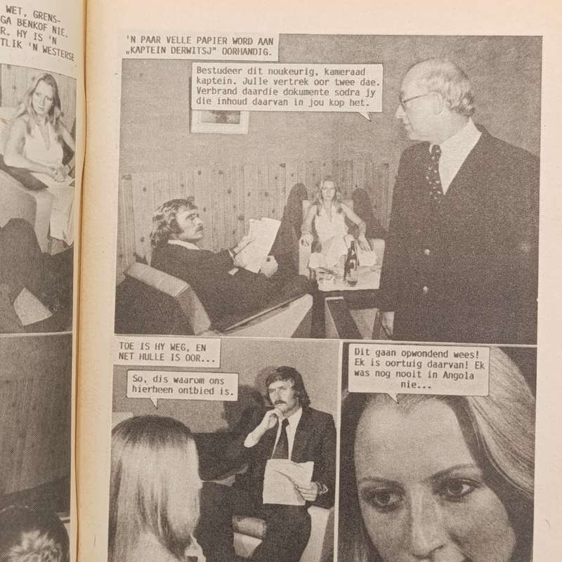 Rocco de Wet Grensvegter no 219 Afrikaans photo comic book