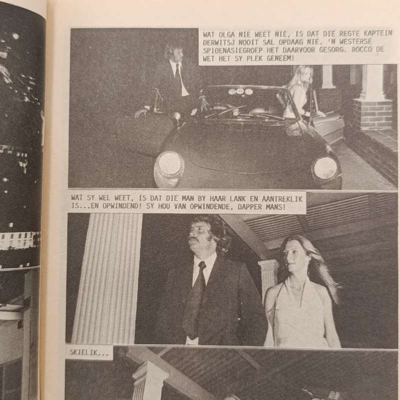 Rocco de Wet Grensvegter no 219 Afrikaans photo comic book