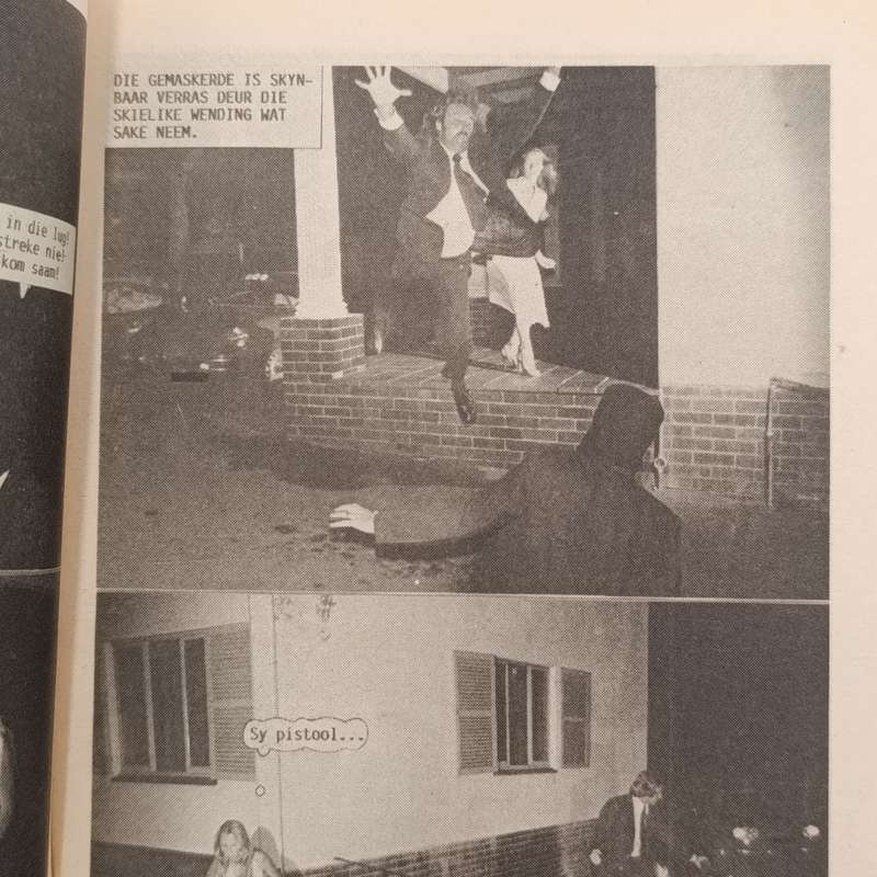 Rocco de Wet Grensvegter no 219 Afrikaans photo comic book