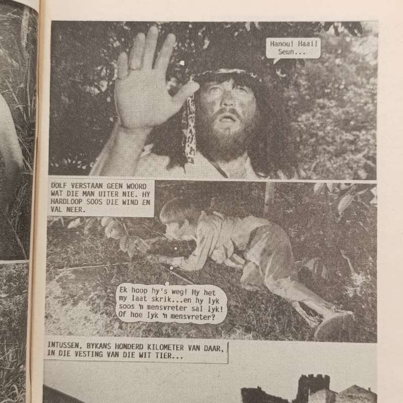 Die Wit Tier no 188 Afrikaans photo comic book