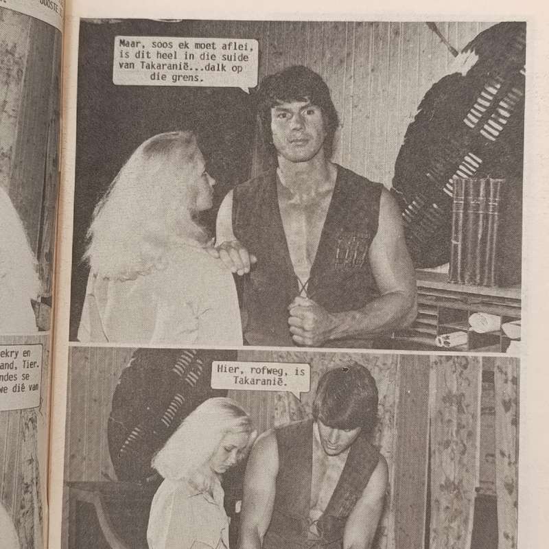Die Wit Tier no 188 Afrikaans photo comic book