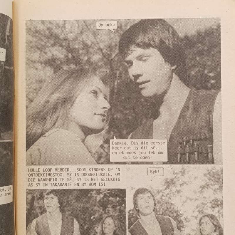 Die Wit Tier no 157 Afrikaans photo comic book