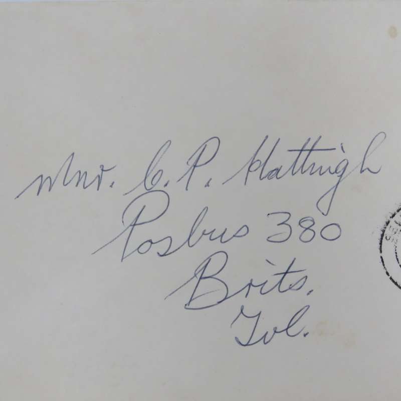 South Africa ITU centenary cover 17 May 1965 first day cover posted from Selection Park to Brits