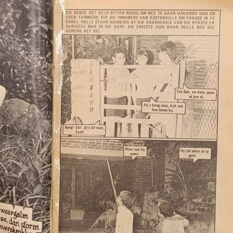 Bende 3 1/2 no 9 Afrikaans photo comic book