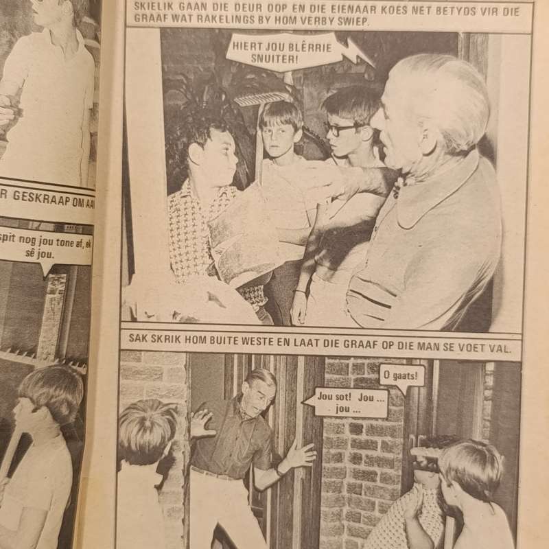 Bende 3 1/2 no 9 Afrikaans photo comic book