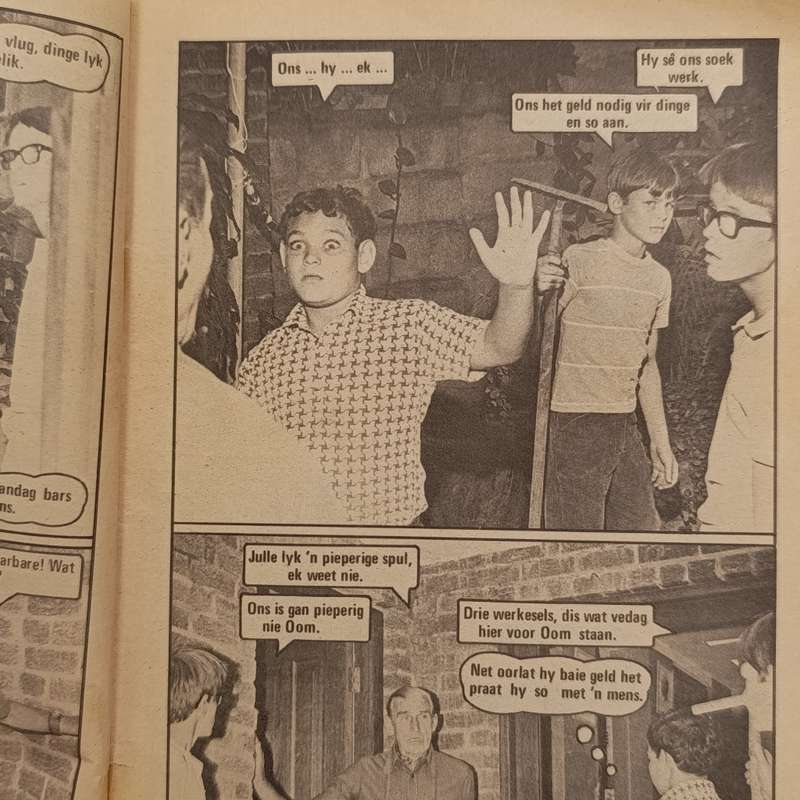 Bende 3 1/2 no 9 Afrikaans photo comic book