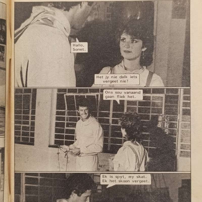 Eerste Liefde no 110 Afrikaans photo comic book