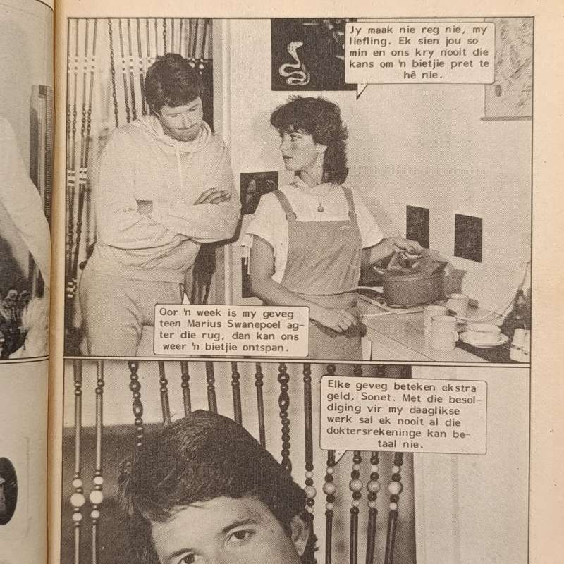 Eerste Liefde no 110 Afrikaans photo comic book