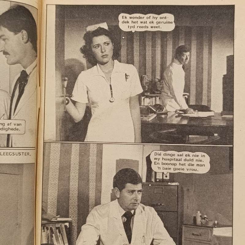 Dr. Conrad Brand no 332 Afrikaans photo comic book