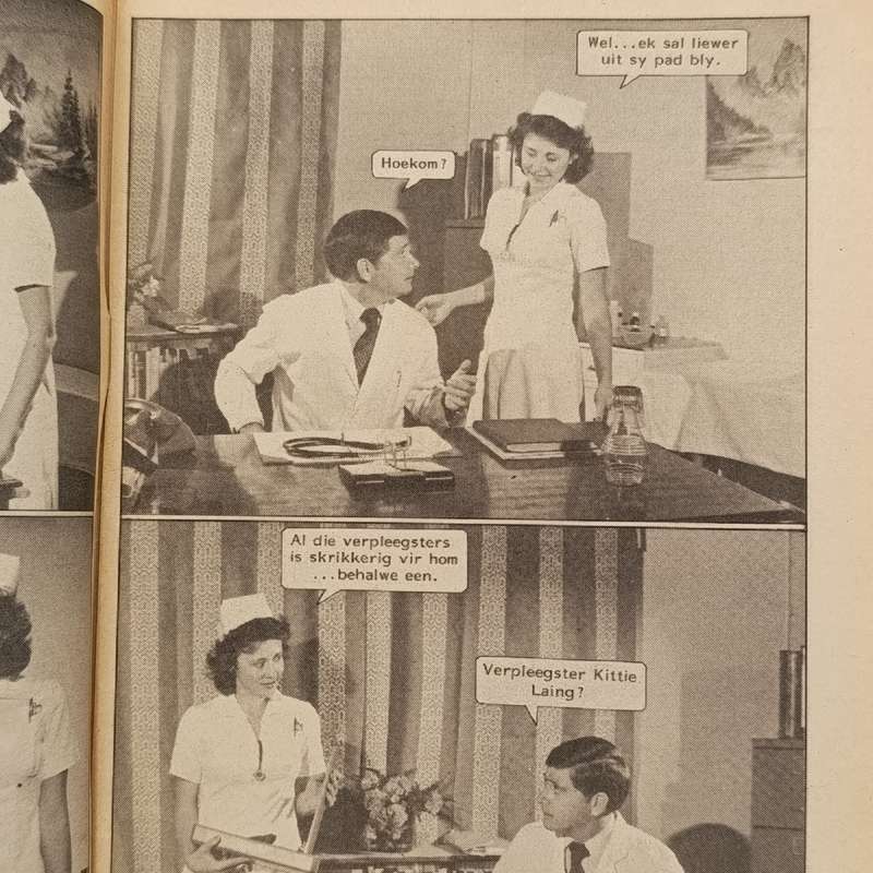 Dr. Conrad Brand no 332 Afrikaans photo comic book