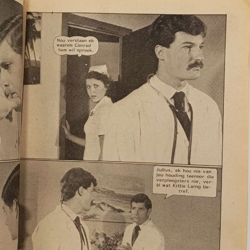 Dr. Conrad Brand no 332 Afrikaans photo comic book