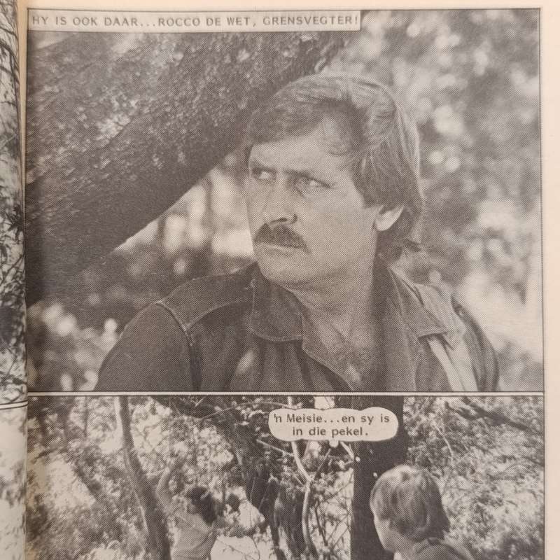 Rocco de Wet Grensvegter no 163 Afrikaans photo comic book