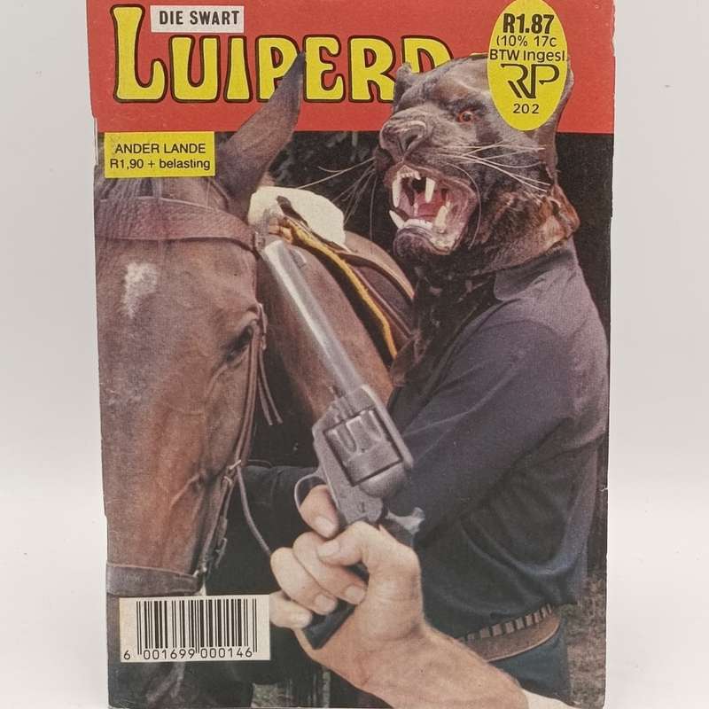 Die Swart Luiperd no 202 Afrikaans photo comic book - excellent