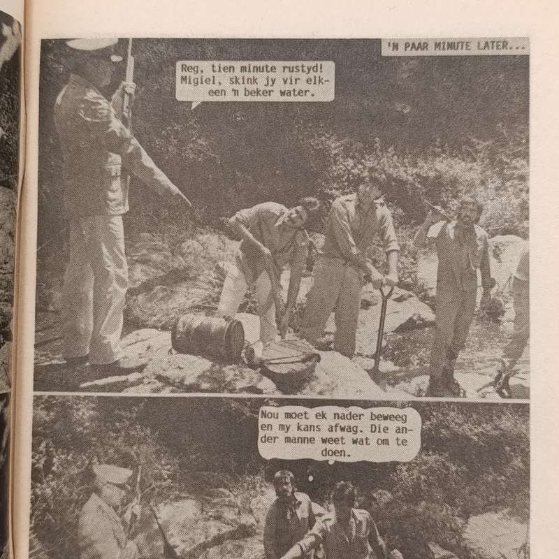 Die Swart Luiperd no 202 Afrikaans photo comic book - excellent