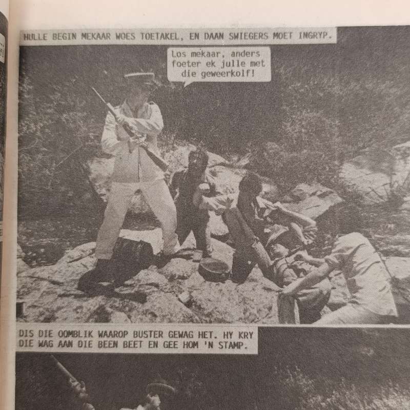 Die Swart Luiperd no 202 Afrikaans photo comic book - excellent