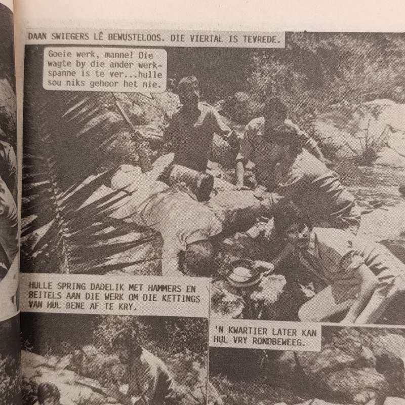 Die Swart Luiperd no 202 Afrikaans photo comic book - excellent