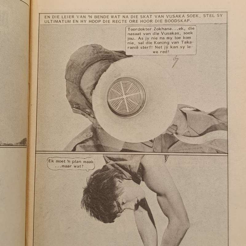 Die Wit Tier no 115 Afrikaans photo comic book
