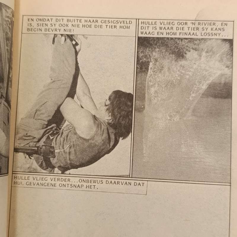 Die Wit Tier no 115 Afrikaans photo comic book