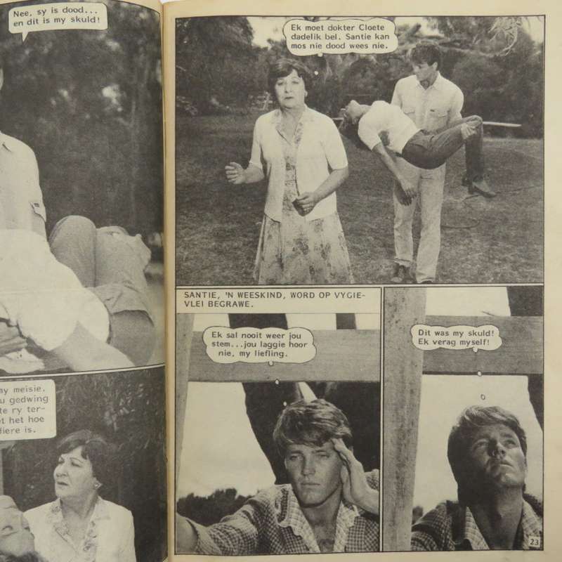 Eerste liefde no 123 Afrikaans photo comic book