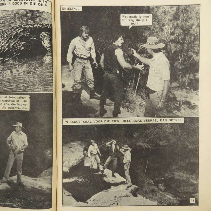 Die wit tier no 77 Afrikaans photo comic book
