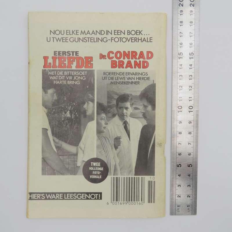 Die Wit Tier no 129 Afrikaans photo comic book