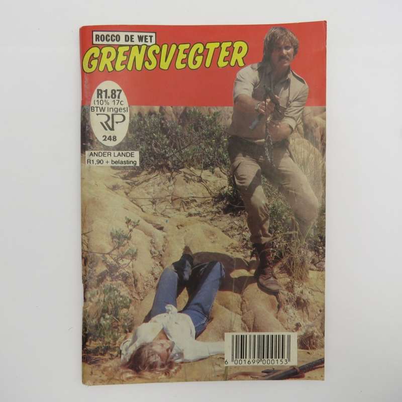 Rocco de Wet Grensregter no 248 - excellent condition Afrikaans photo comic book