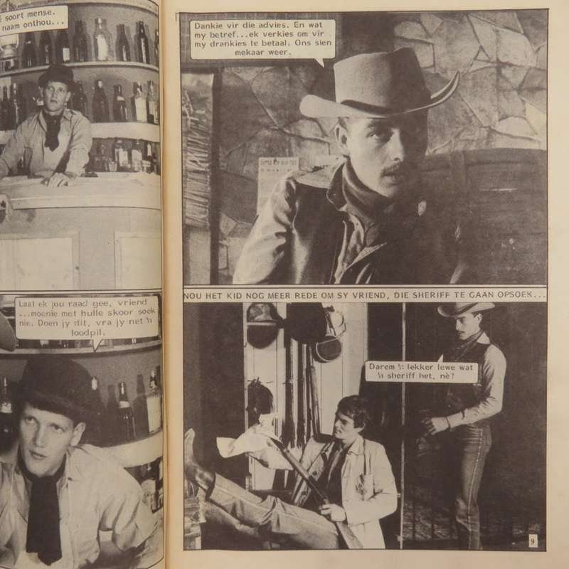 Kid die swerwer no 179 Afrikaans photo comic back