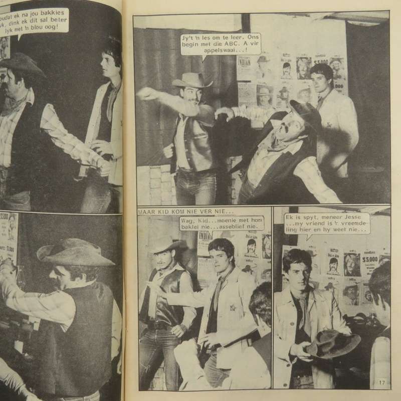 Kid die swerwer no 179 Afrikaans photo comic back