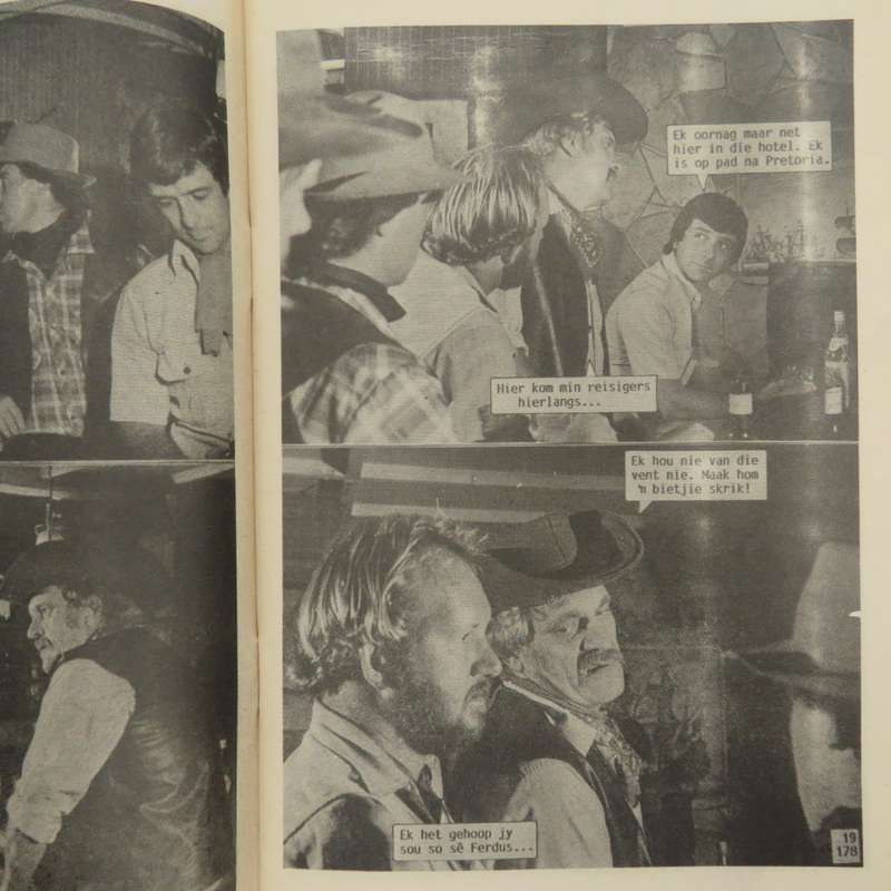 Die Swart Luiperd no 178 Afrikaans photo comic book