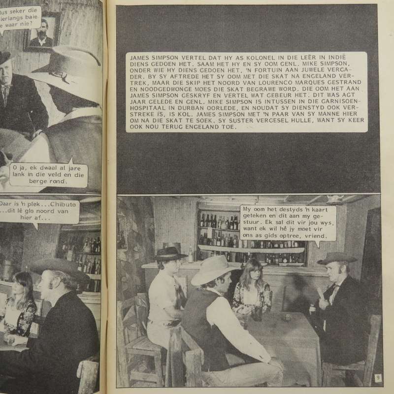 Die Swart Luiperd no 108 Afrikaans photo comic