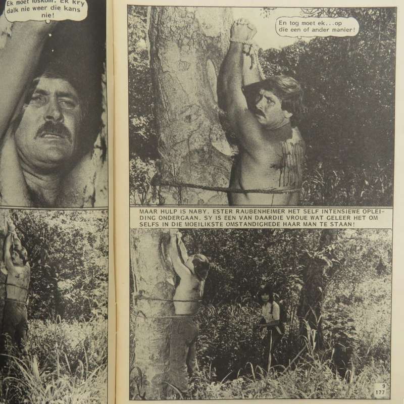 Rocco de Wet Grensvegter no 177 Afrikaans photo comic book