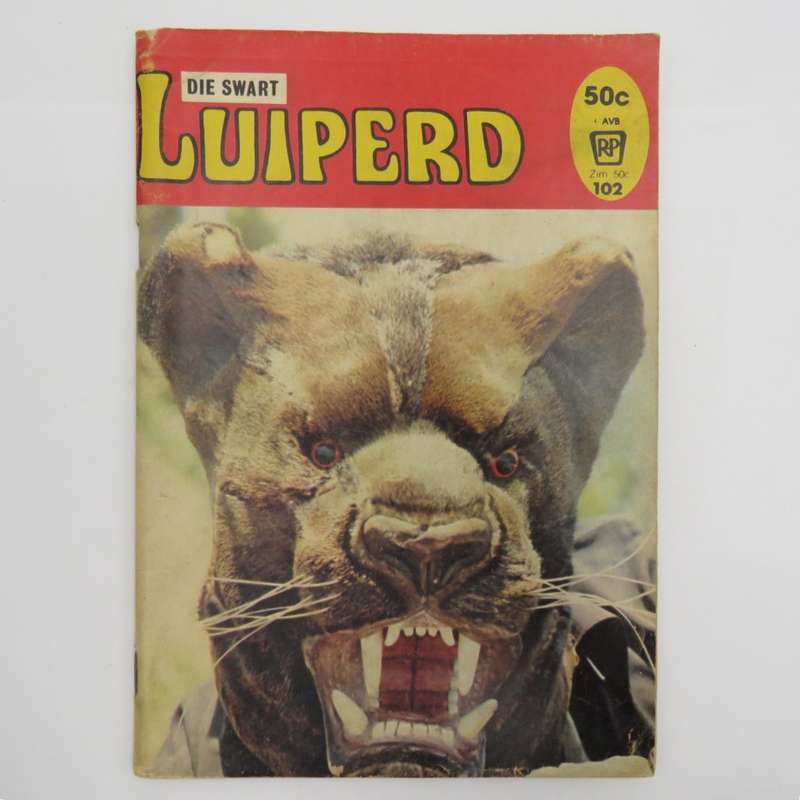 Die Swart Luiperd no 102 afrikaans photo comic book