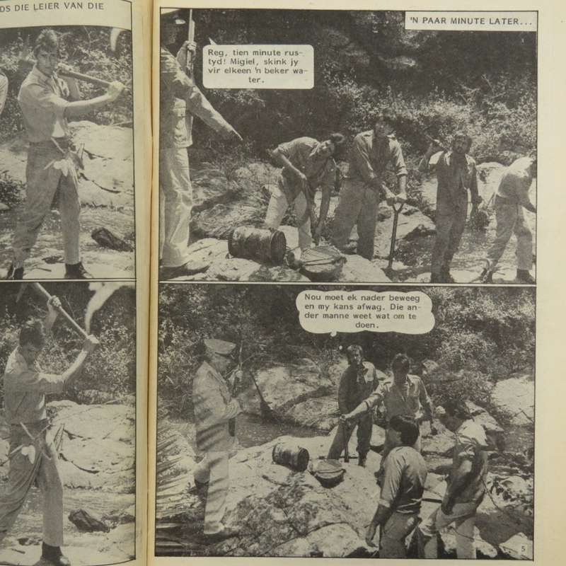Die Swart Luiperd no 102 afrikaans photo comic book