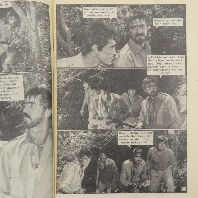 Die Swart Luiperd no 102 afrikaans photo comic book