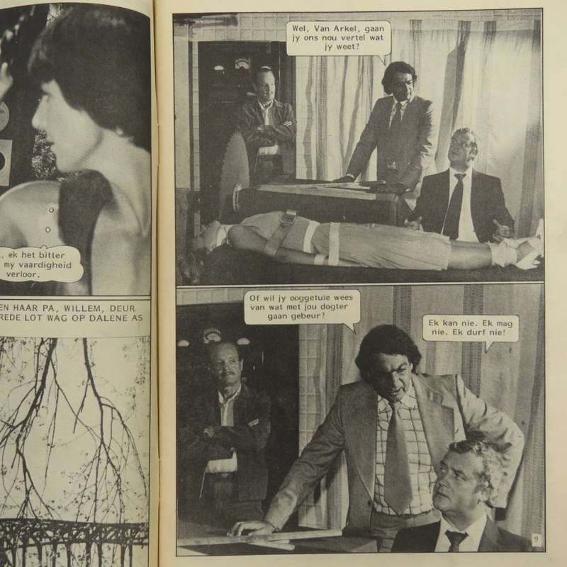 Die Wit Tier no 99 Afrikaans photo comic book