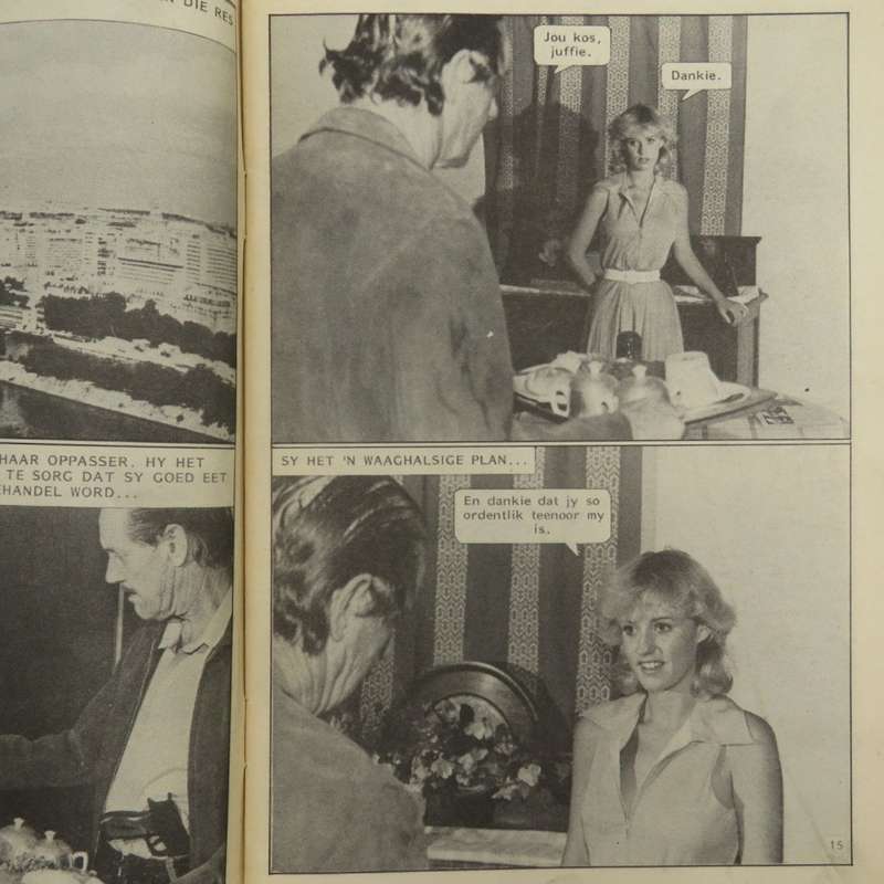 Die Wit Tier no 99 Afrikaans photo comic book