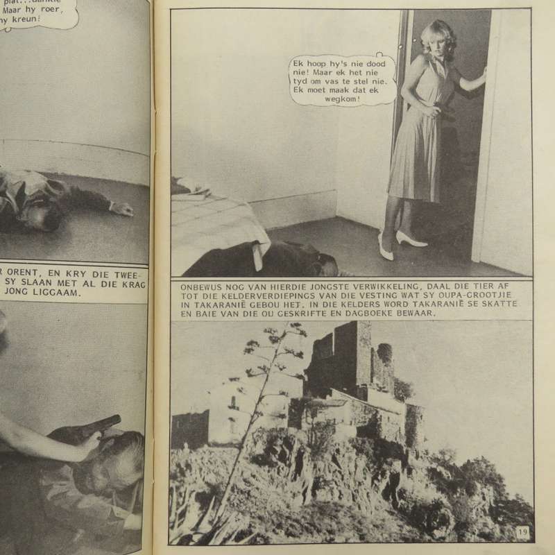 Die Wit Tier no 99 Afrikaans photo comic book
